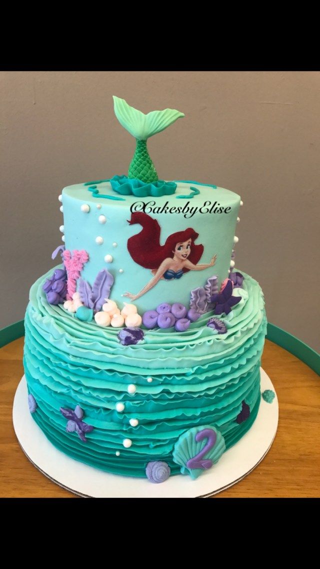 Easy Little Mermaid Cake Ideas Personalized Wedding Ideas We Love
