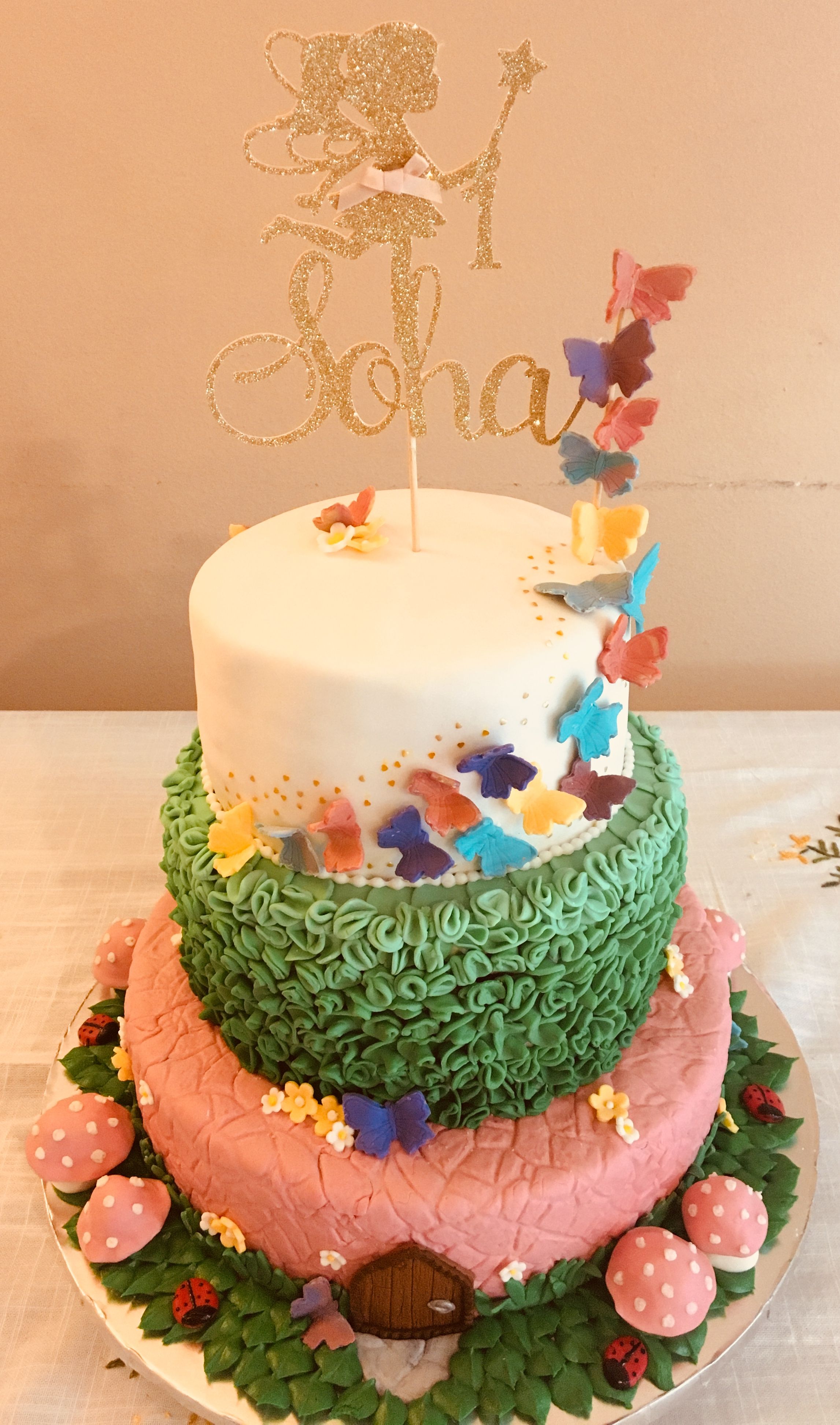 Fairy themed cake Themed cakes, Cake, Desserts